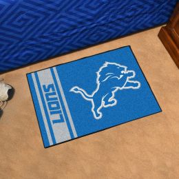Lions Uniform Inspired Starter Doormat - 19 x 30