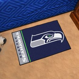 Seahawks Uniform Inspired Starter Doormat - 19 x 30