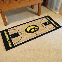 University of Iowa Nylon Sports  Basketball Runner Mat