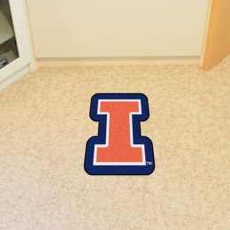 University of Illinois Mascot Area rug â€“ Nylon