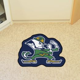 Notre Dame University Mascot Shaped  Area Rugs