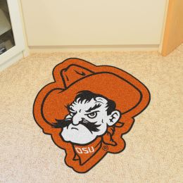 Oklahoma State University Mascot Shaped  Area Rugs