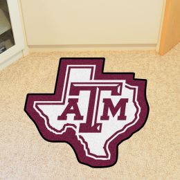 Texas A&M University Mascot Shaped  Area Rugs