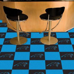 Panthers Team Carpet Tiles - 45 sq ft