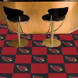Arizona Cardinals Team Carpet Tiles - 45 sq ft