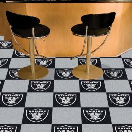 Raiders Team Carpet Tiles - 45 sq ft