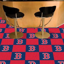 Boston Red Sox Team Carpet Tiles - 45 sq ft