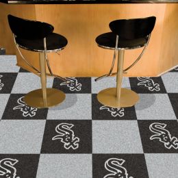 Chicago White Sox Team Carpet Tiles - 45 sq ft