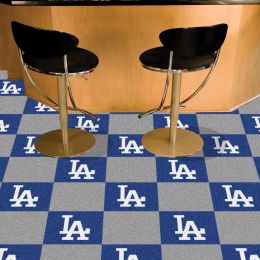 Los Angeles Dodgers Team Carpet Tiles - 45 sq ft