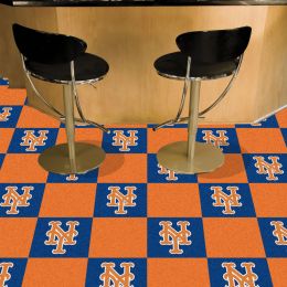 New York Mets Team Carpet Tiles - 45 sq ft