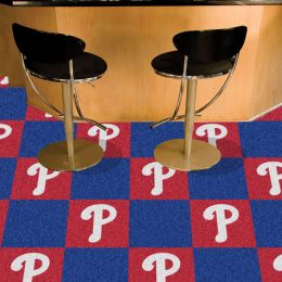 Philadelphia Phillies Team Carpet Tiles - 45 sq ft