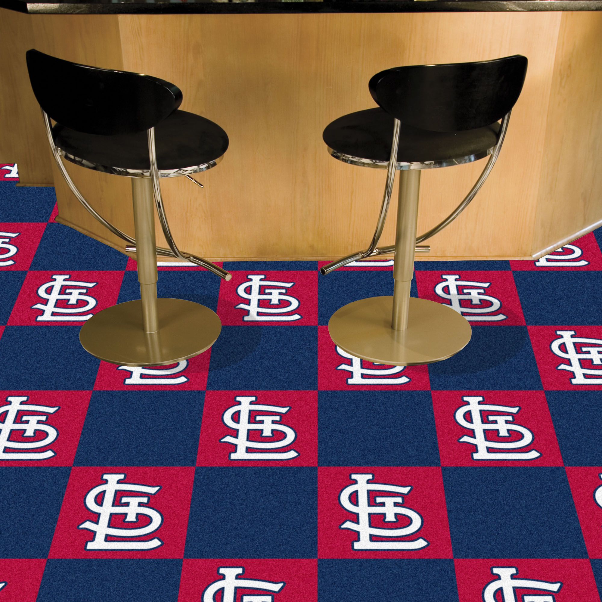 St. Louis Cardinals Team Carpet Tiles - 45 sq ft