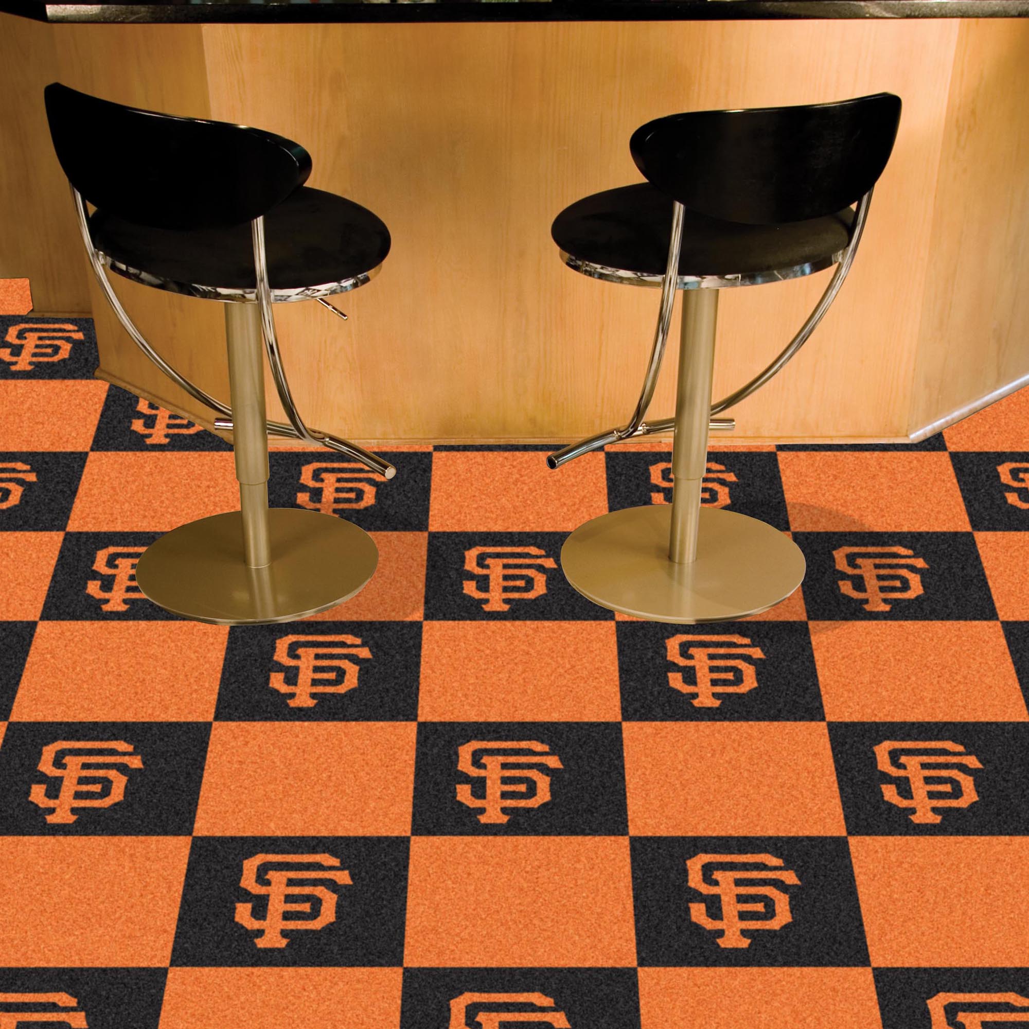 San Francisco Giants Team Carpet Tiles - 45 sq ft