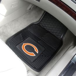 Chicago Bears 2pc Vinyl Car Floor Mats - 18 x 27