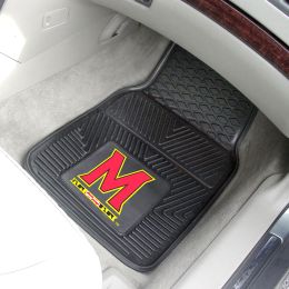 University of Maryland  2pc Heavy Duty Vinyl Car Mat Set