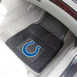 Indianapolis Colts 2pc Vinyl Car Floor Mats - 18 x 27