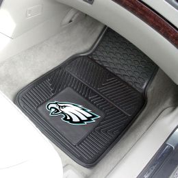 Philadelphia Eagles 2pc Vinyl Car Floor Mats - 18 x 27