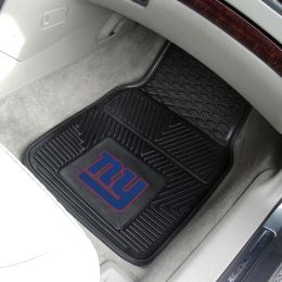 New York Giants 2pc Vinyl Car Floor Mats - 18 x 27