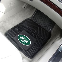 New York Jets 2pc Vinyl Car Floor Mats - 18 x 27