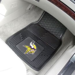 Minnesota Vikings 2pc Vinyl Car Floor Mats - 18 x 27