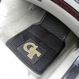 Georgia Tech 2pc Vinyl Car Floor Mats - 18" x 27"