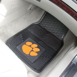 Clemson University 2pc Vinyl Car Floor Mats - 18" x 27"