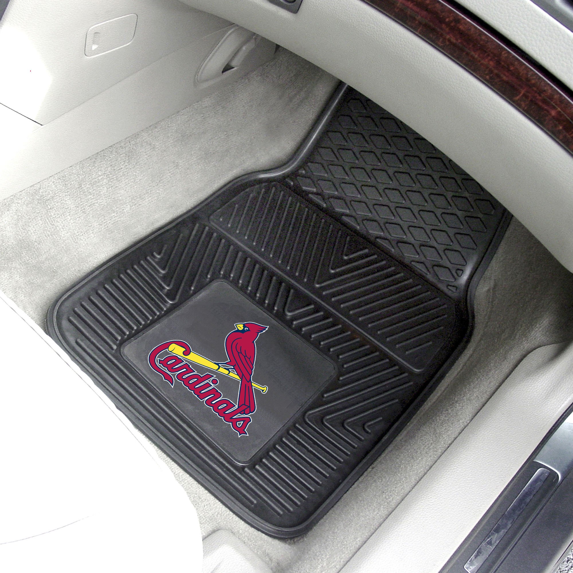 St. Louis Cardinals 2pc Vinyl Floor Mats - 18 x 27