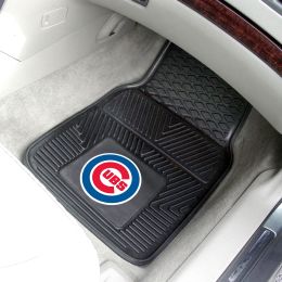 Chicago Cubs 2pc Vinyl Floor Mats - 18 x 27