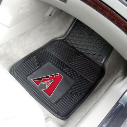 Arizona Diamondbacks 2pc Vinyl Floor Mats - 18 x 27