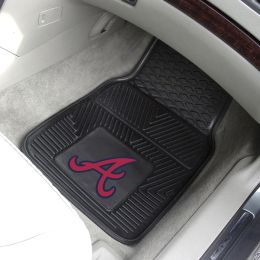 Atlanta Braves 2pc Vinyl Car Floor Mats - 18" x 27"