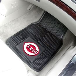 Cincinnati Reds 2pc Vinyl Floor Mats - 18 x 27