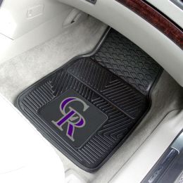 Colorado Rockies 2pc Vinyl Floor Mats - 18 x 27