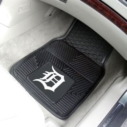 Detroit Tigers 2pc Vinyl Car Floor Mats - 18" x 27"