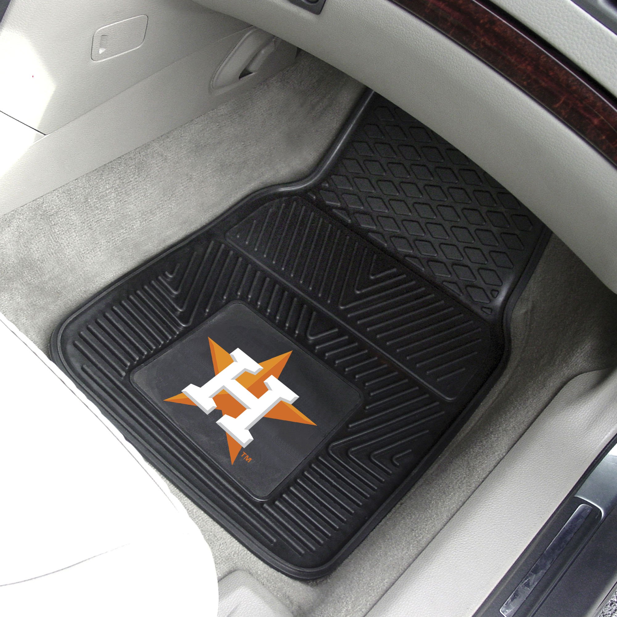 Houston Astros 2pc Vinyl Floor Mats - 18 x 27