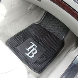 Tampa Bay Rays 2pc Vinyl Floor Mats - 18 x 27