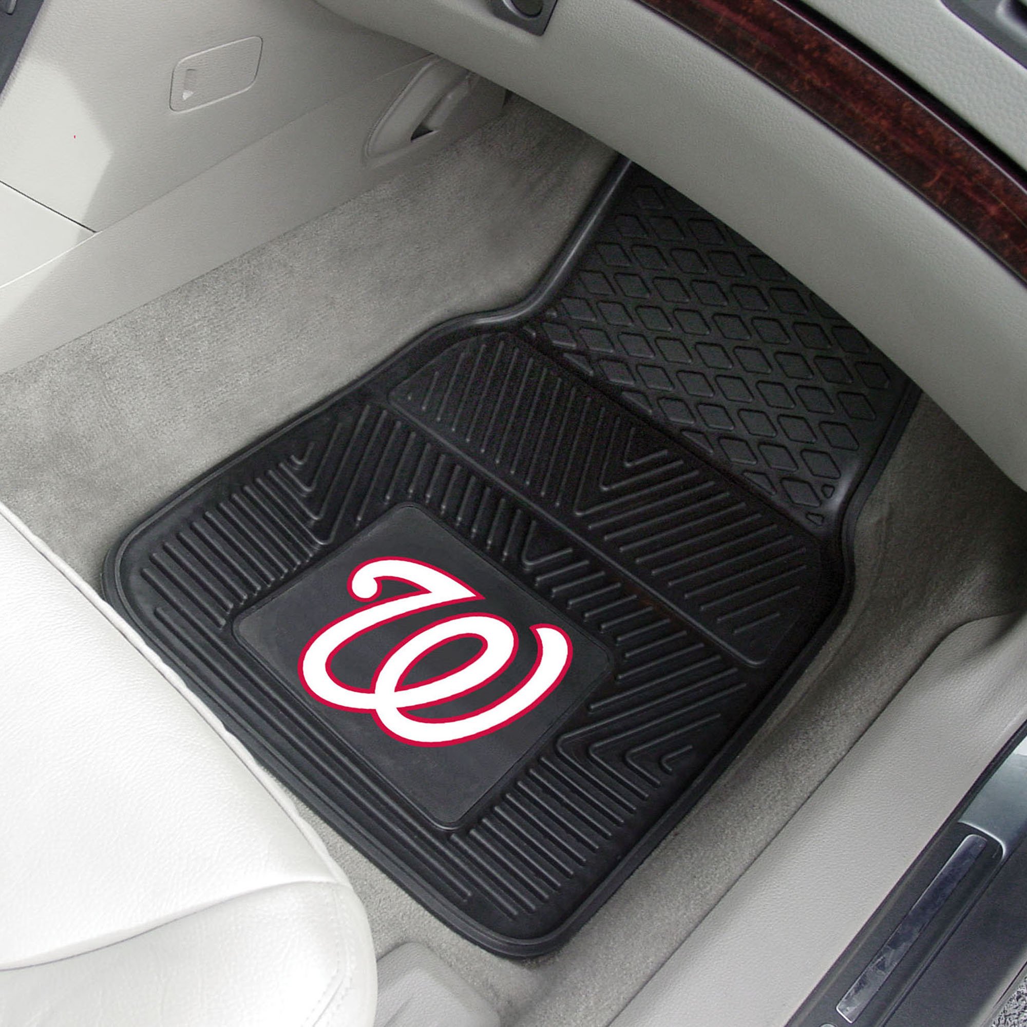 Washington Nationals 2pc Vinyl Floor Mats - 18 x 27