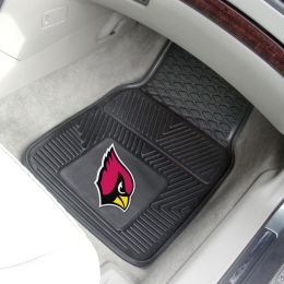 Arizona Cardinals 2pc Vinyl Floor Mats - 18 x 27