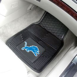 Detroit Lions 2pc Vinyl Car Floor Mats - 18 x 27