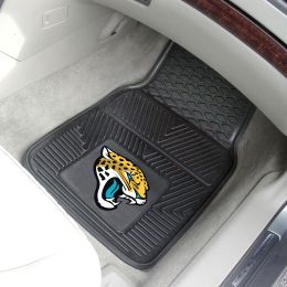 Jacksonville Jaguars 2pc Vinyl Car Floor Mats - 18 x 27