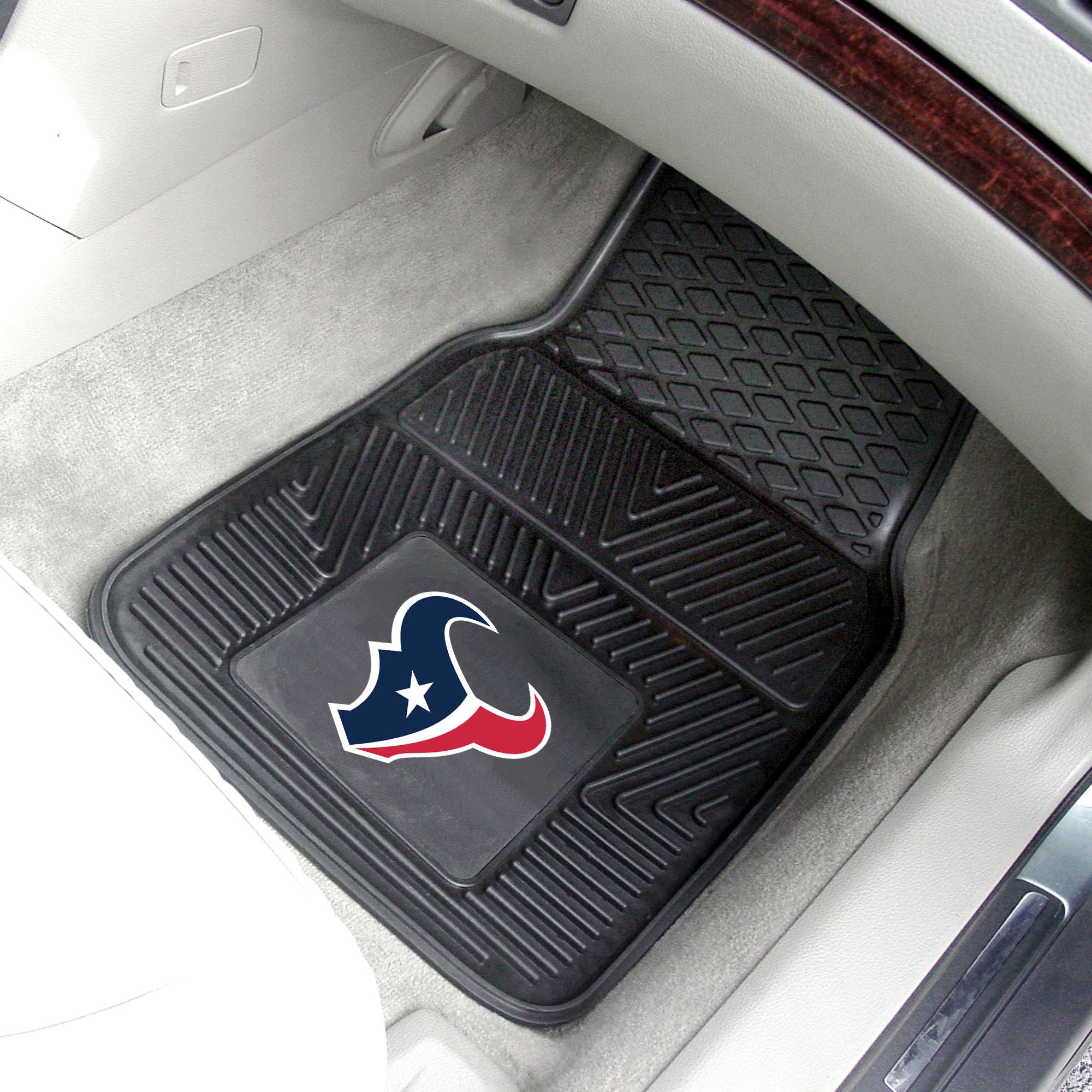 Houston Texans 2pc Vinyl Car Floor Mats - 18 x 27