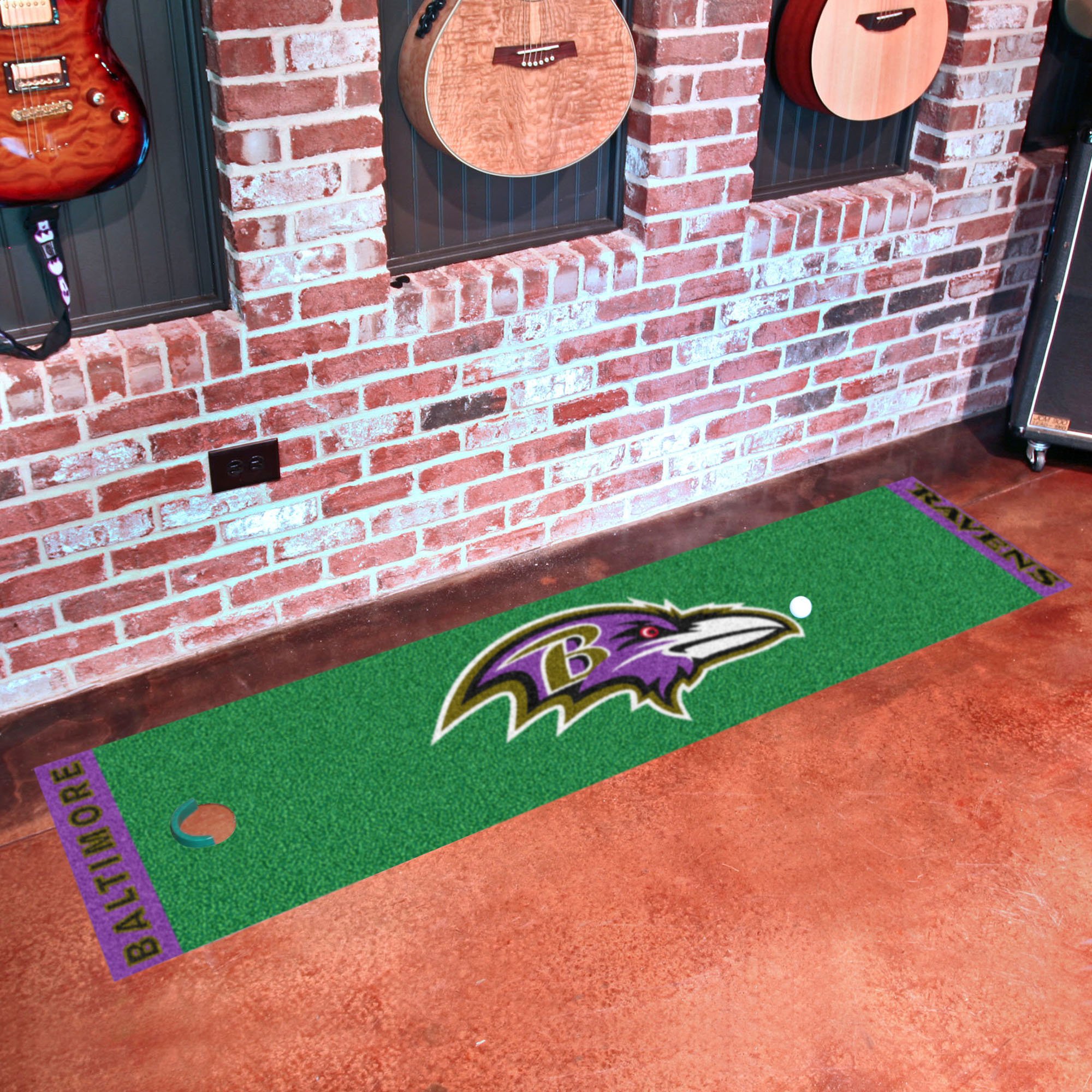 Ravens Putting Green Mat â€“ 18 x 72