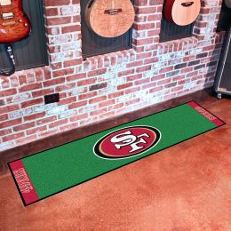 49ers Putting Green Mat â€“ 18 x 72