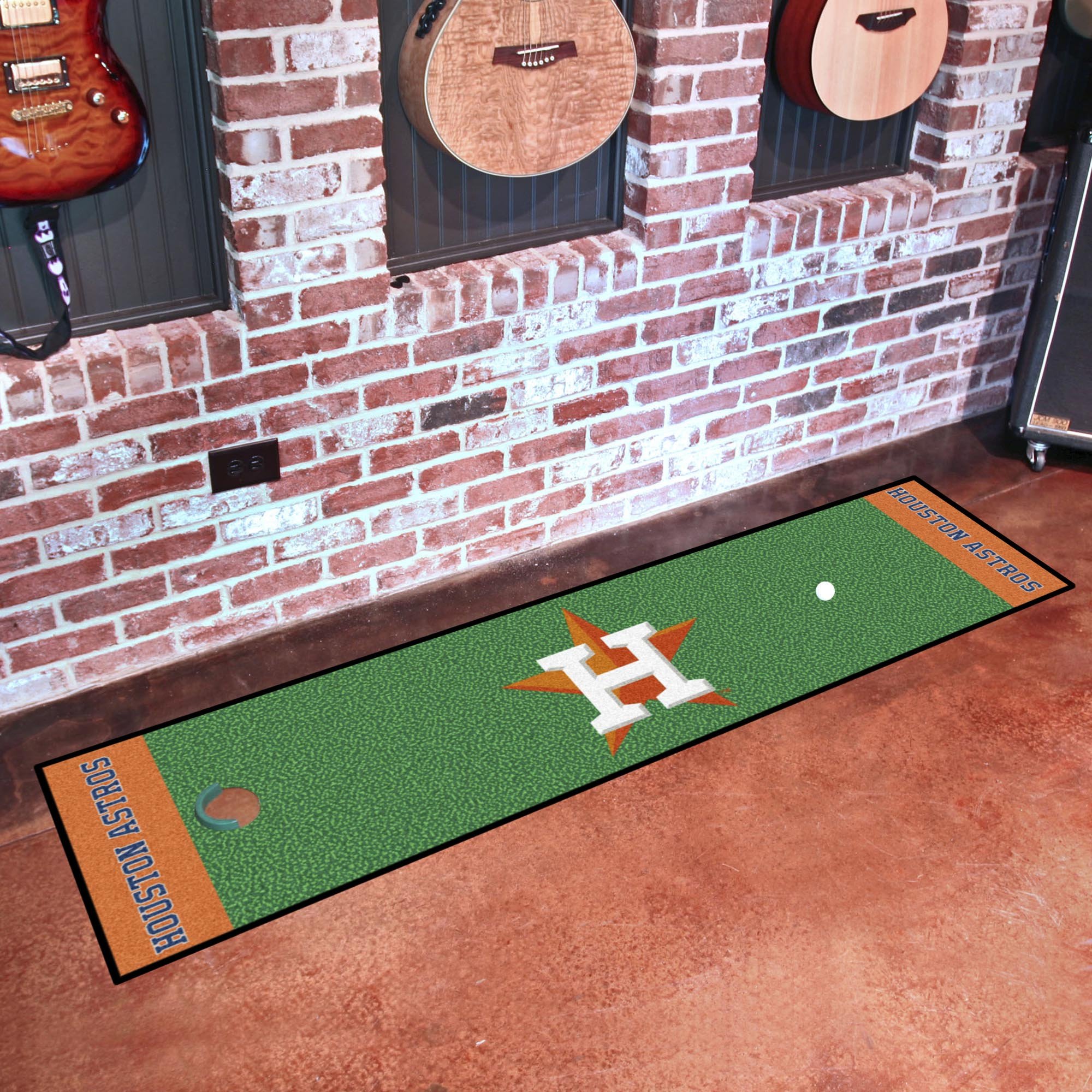 Houston Astros Putting Green Mat â€“ 18 x 72