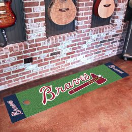 Atlanta Braves Putting Green Mat â€“ 18 x 72