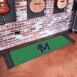 Miami Marlins Putting Green Mat â€“ 18 x 72