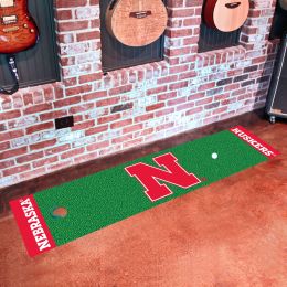 UNL Cornhuskers Putting Green Mat â€“ 18 x 72