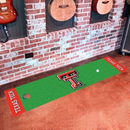 TTU Red Raiders Putting Green Mat â€“ 18 x 72