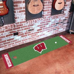 Wisconsin Badgers Putting Green Mat - 18" x 72"