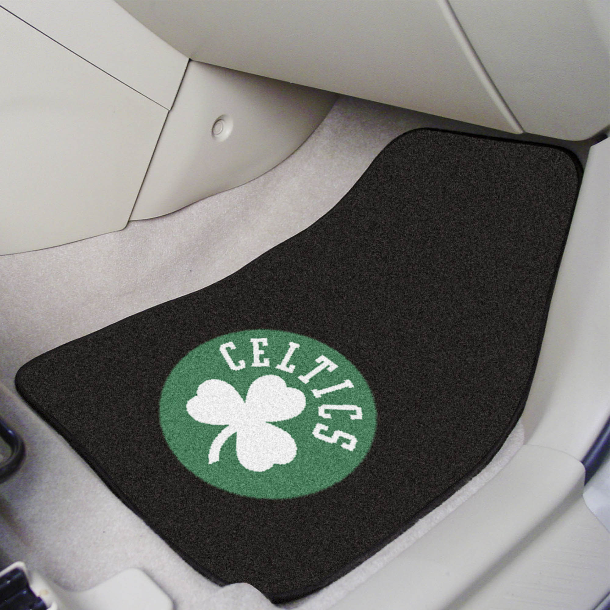 Boston Celtics 2pc Carpet Floor Mat Set - Logo