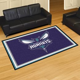 Charlotte Hornets Area Rug â€“ Nylon 5â€™ x 8â€™